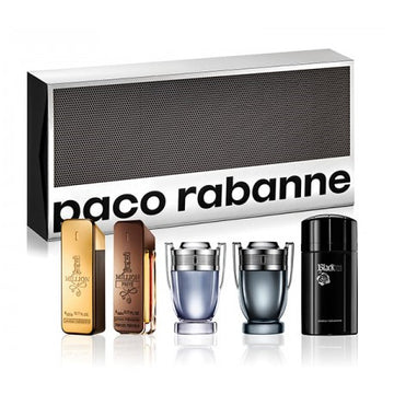 Paco Rabanne Mens 5 Piece Miniature Set